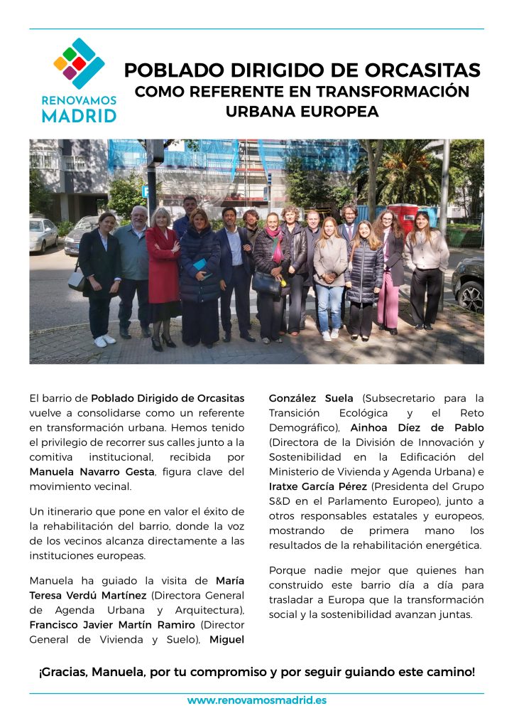 Renovamos Madrid - Visita Europea
